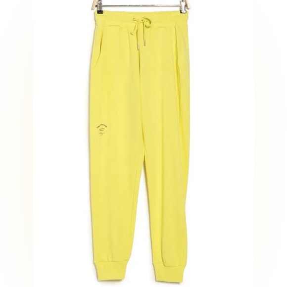 NWT PSK Collective Canary Yellow Joggers - Picture 1 of 10